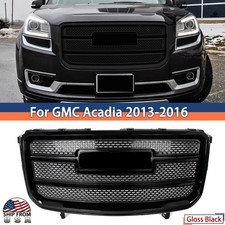 For 2013-2016 Gmc Acadia Denali Style Gloss Black Center Mesh Grille 84055811 Us