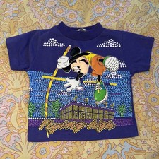 Vintage 90s t shirt all over print Mickey Mouse 2T Youth Toddler
