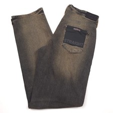 $435 Vayder Straight Fit Button Fly Rosello Jeans Made in USA Mens Size 33