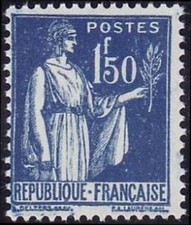 France num Yvert 288 ** MNH Type Paix Année 1932