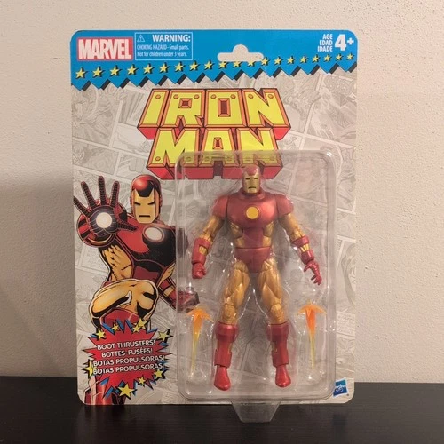 Figura Hasbro Marvel Legends Vintage Retro Series Wave 1 Iron Man 6" 2017 nueva