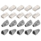 Pack von 20 RJ45 Cat6 Abgeschirmt Steckverbinder RJ45 Enden Schutzschild Stecker