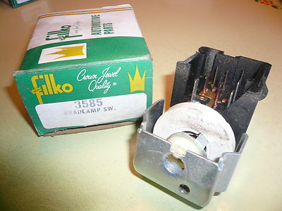 Filko 3585 Headlight Switch Ford Truck NOS - Vintage