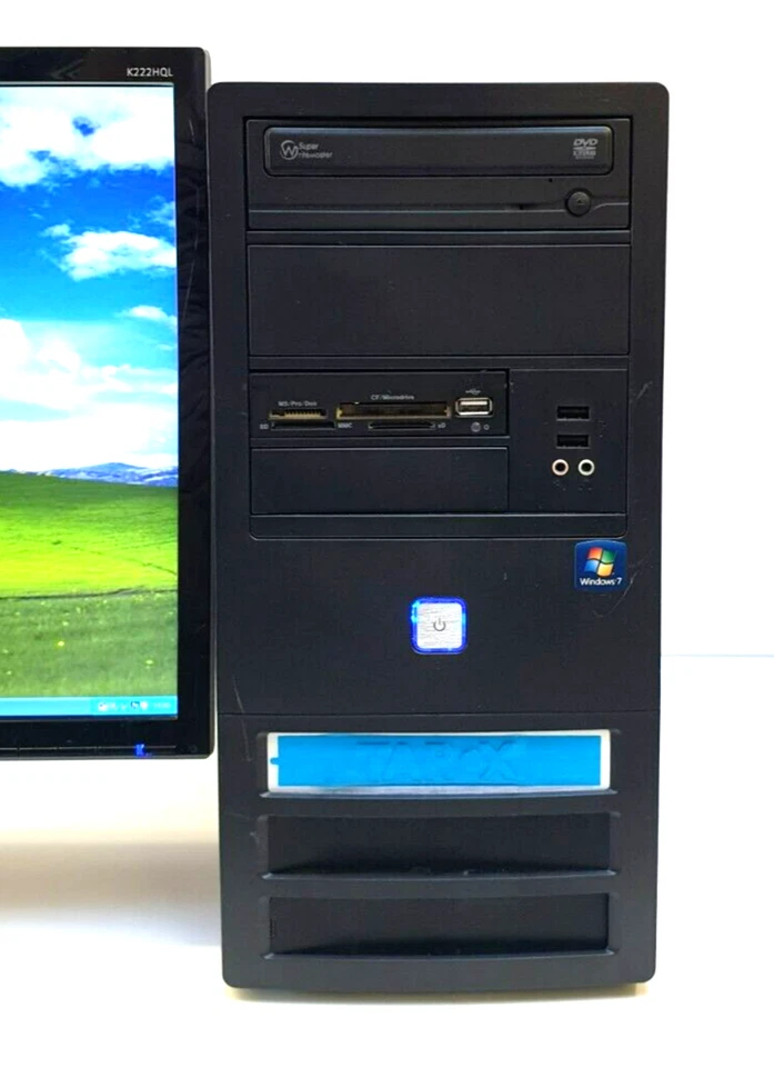 ASUS P8H61-MX R2.0 Top Windows XP Gamer PC Computer 3,30GHz 500GB 4GB DVD-RW