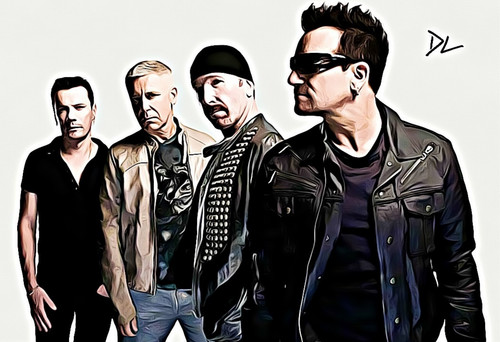 U2 "Rock Icon" Pop Art Print - 13 x 19 Poster