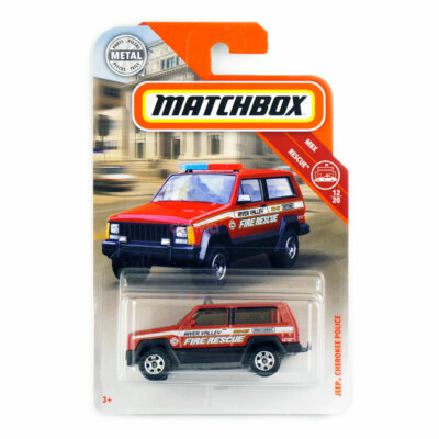 Matchbox Jeep Cherokee Police MBX Rescue 12/20 - Main Image