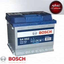 BATTERIA AVVIAMENTO AUTO BOSCH S4 52Ah 470A 12V FIAT PUNTO EVO GRANDE PUNTO 500
