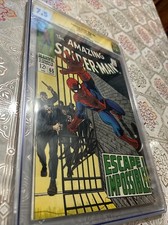 Amazing Spiderman #65 CGC 7.5SS Stan Lee Off W/white Pgs.Foggy Nelson appearance
