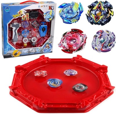 Bey Battles Burst 2 in 1 Metal Fight Tops With Launcher Grip & Gyro Set Toys