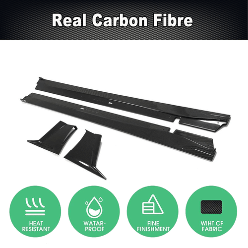 Paar Carbon Schweller Seitenschweller Passt für TOYOTA GR86 Subaru BRZ 2022-2024 - Picture 6 of 12