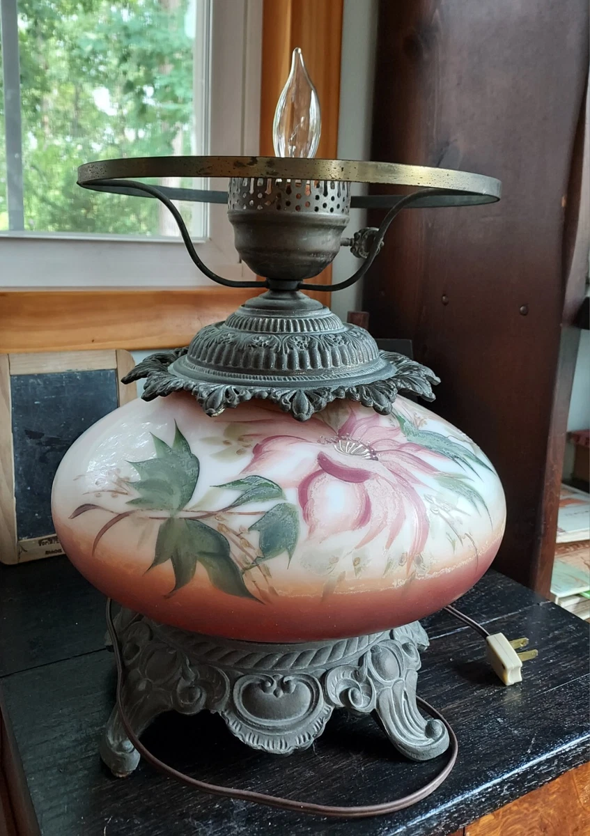 Antique victorian 2024 oil lamps
