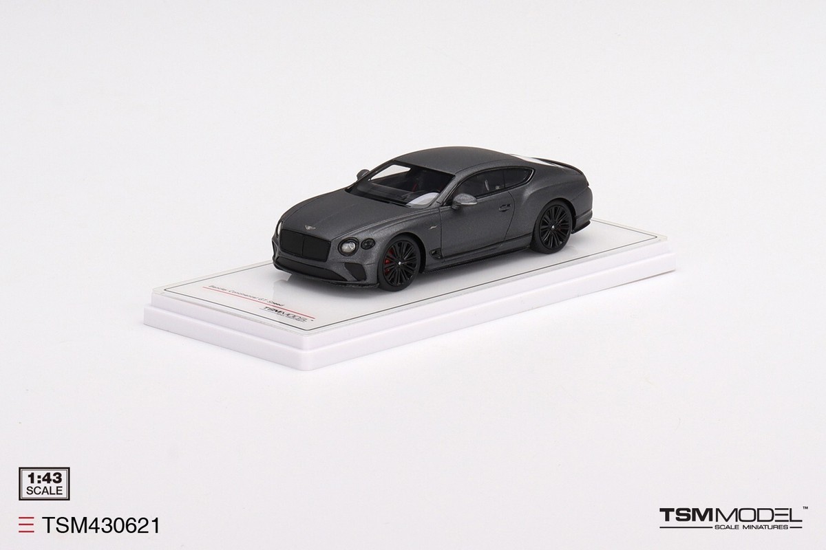1/43 TSM Bentley Continental GT Speed 2022 Anthracite Satin