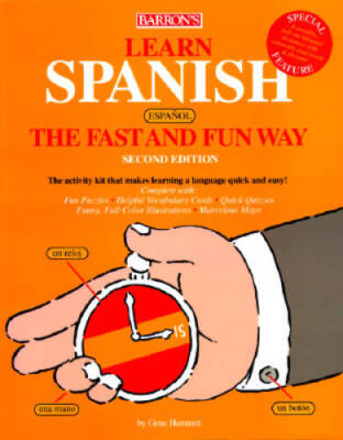 Learn Spanish (Espanol) the Fast and Fun Way with Book (Spanish Edition) - GOOD