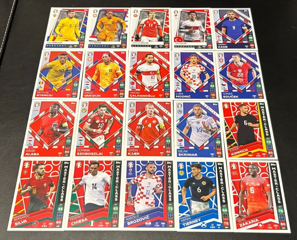 Topps Euro 2024 Match Attax All Stars Lidl Collection 60 Different