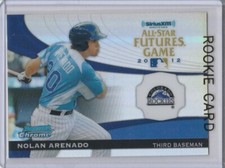 NOLAN ARENADO ROOKIE CARD 2012 Bowman Chrome RC Colorado Rockies Baseball MINT
