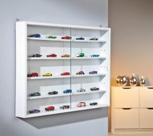 Display Cabinet Modern Storage Shelves, Collectible Wall Shelves