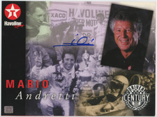 Mario Andretti Cards and Autographed Memorabilia Guide 22