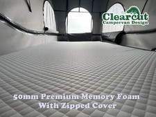 Campervan Pop Top Roof Mattress  Memory  VW T5 T6 Elevating Roof Bed Topper