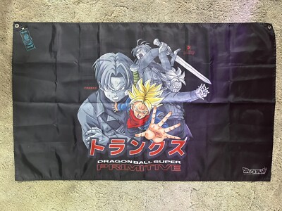 Rare Dragon Ball Z Super Primitive Banner Flag Trunks ~ Hard to Find!!!