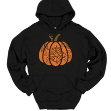 Pumpkin Hooded Sweatshirt Hoodie Halloween Fall