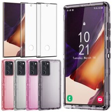 For Samsung Galaxy Note 20/Note 20 Ultra 5G Clear Case Cover  Screen Protector
