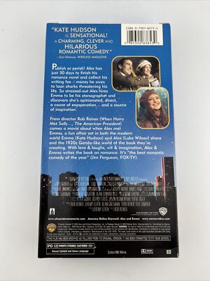 Alex and Emma (VHS, 2003) - Kate Hudson - Luke Wilson 85392838530