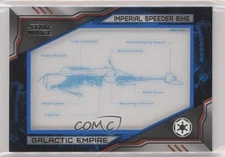 2019 Topps Star Wars Skywalker Saga Blue 40/50 Imperial Speeder Bike #BP-IS o1h