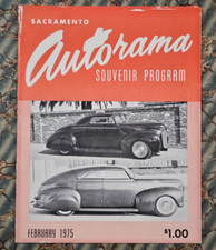 Vintage Sacramento Autorama Car Show Program Hot Rod Custom Auto Old