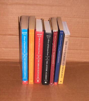 6 Lemony Snicket A Series of Unfortunate Events & 1 Autobiography 1 2 5 6 8 & 9