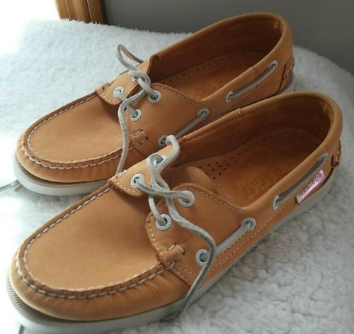 Sebago Docksides Light Orange Nubuck 