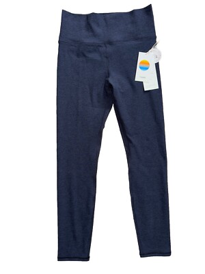 $98 Vuori Women s Clean Elevation Leggings-Midnight Heather- Medium -New Tags