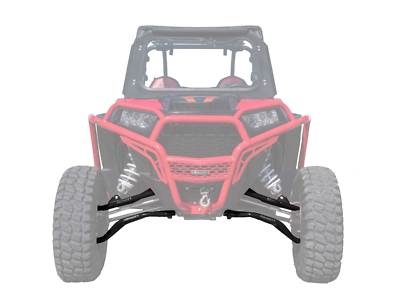 SuperATV High Clearance FRONT A Arm Set for Polaris RZR XP 1000 - BLACK