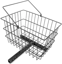 Rear Basket Accessory for Pride Mobility Scooter Sturdy Center-Support