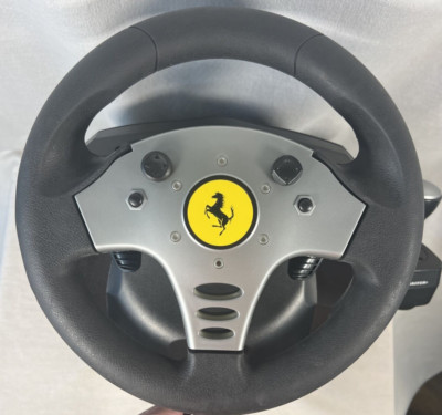Thrustmaster Ferrari GT Force Feedback Steering Wheel w/ Pedals