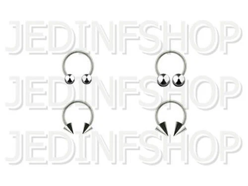 Circular barbell shop 0.8 mm