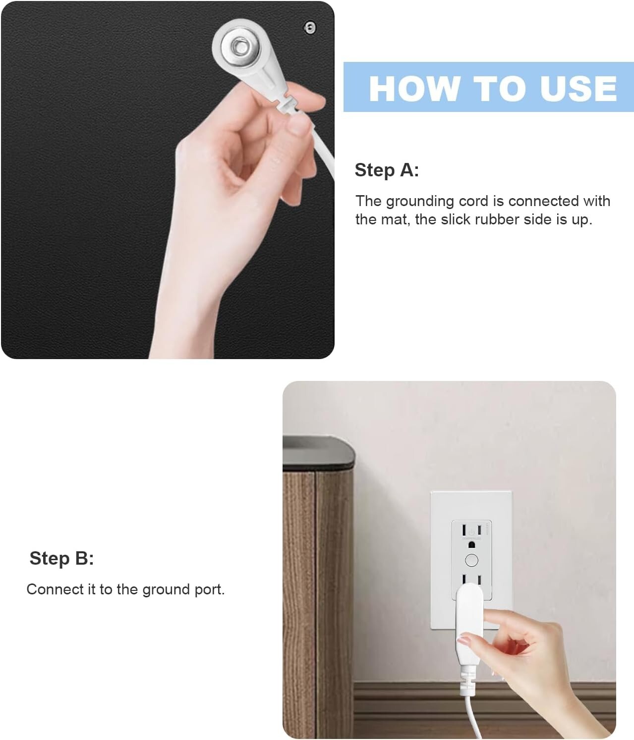 Grounding Mats for bed, Earth Grounding Pad for Sleeping, Reconnect to Earth,...