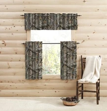 Realtree Edge Camo Window Curtain Panels, Sets of 2 or Valance,Rustic-Choice-NEW