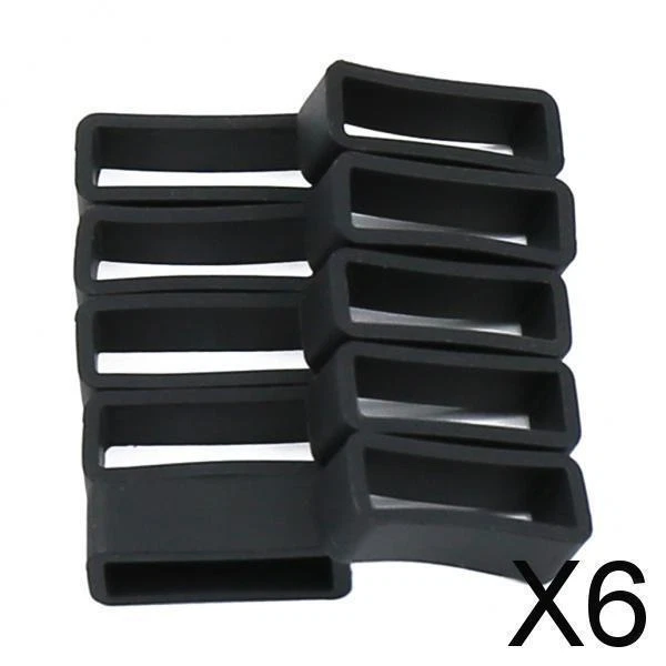 MOLZINY 8 Pezzi Anello Di Fissaggio Per Cinturino In Silicone Fibbia Di Ricambio Per Cinturino Orologio Passante Per Cinturino In Silicone Per Orologi - Foto 6