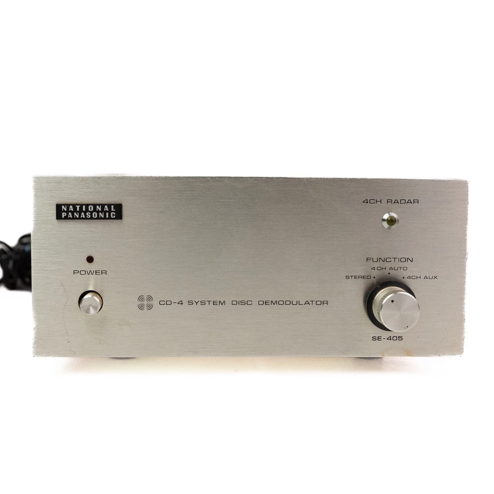 Panasonic SE-405 CD-4 System Disc Demodulator 4 Channel Radar (Turns On) #1837 - Image 2 of 4