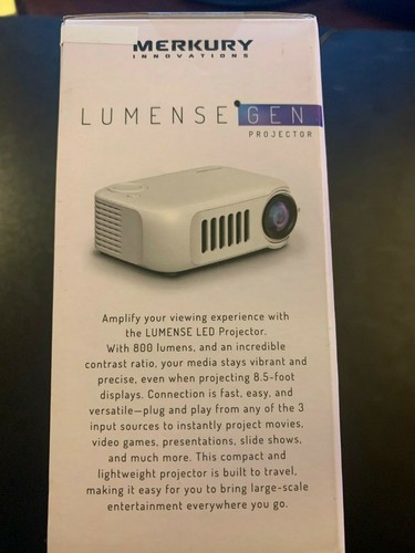 Merkury Innovations Lumense GEN Projector - MI-P001U-199 - BRAND NEW in BOX - Picture 5 of 7
