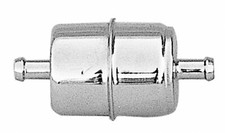 TRANS-DAPT 3/8in Chrome Fuel Filter  (9177)