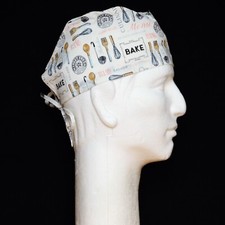 Bake and Bakery Tool Theme Scrub Hat