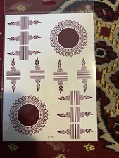 5x New Henna Long Lasting Bridal Temporary Tattoo Waterproof Body Art