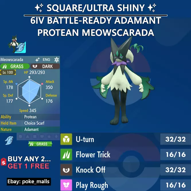 Pokémon Scarlet and Violet ✨SHINY✨ Gardevoir W/ Best 6IV +