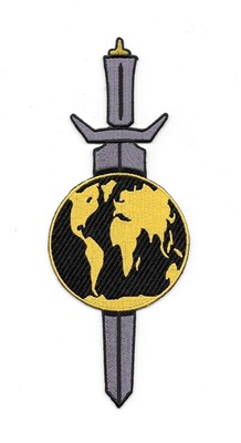Star Trek Terran Empire Symbol 8'' Mirror/Mirror Premium Shoulder Embr. Patch 