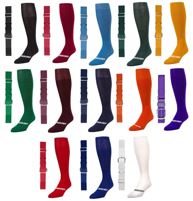 Youth Baseball/Softball Sock & Belt Combo (13 Colors) eBay