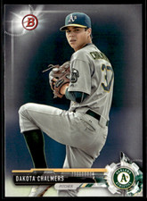 2017 Bowman #BP46 Dakota Chalmers A's Prospect 