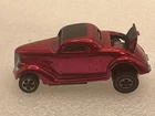 1968 RED CLASSIC 36 FORD COUPE REDLINE VINTAGE HOT WHEELS SEAT WORKS
