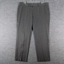 Lauren Ralph Lauren Dress Pants Slacks Mens 40x30 Charcoal Gray Polyester Rayon
