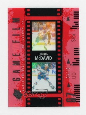 2024-25 SPx Game Film Red 3/10 Connor McDavid #GF-6 8nl